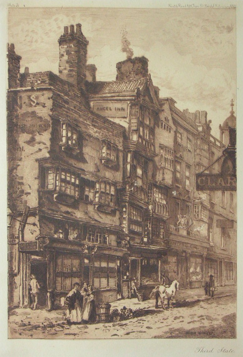 Etching - High Street. - Bird